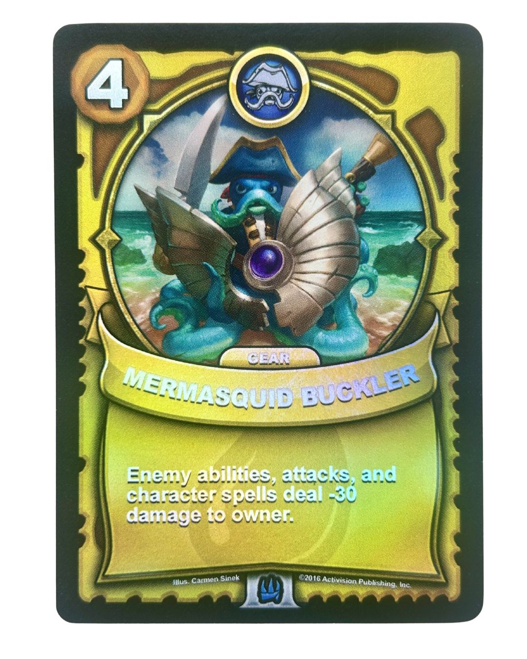 Mermasquid Buckler (Battlecast) (Gold Foil)