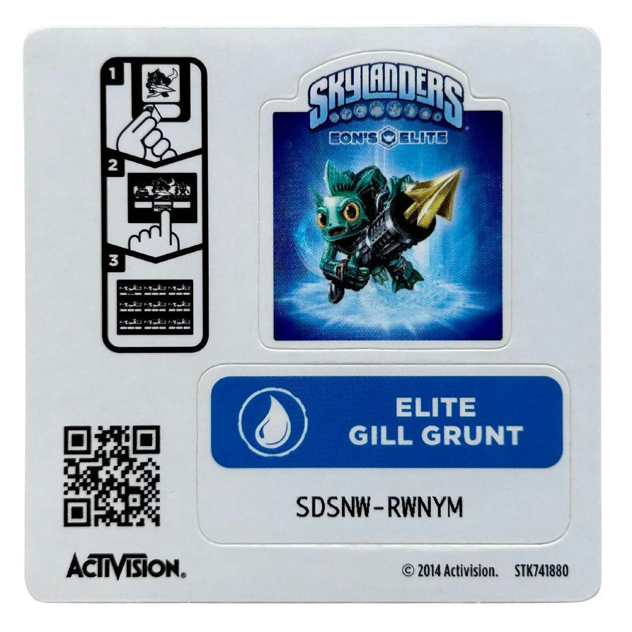 Gill Grunt (Eon's Elite) (Sticker Sheet)