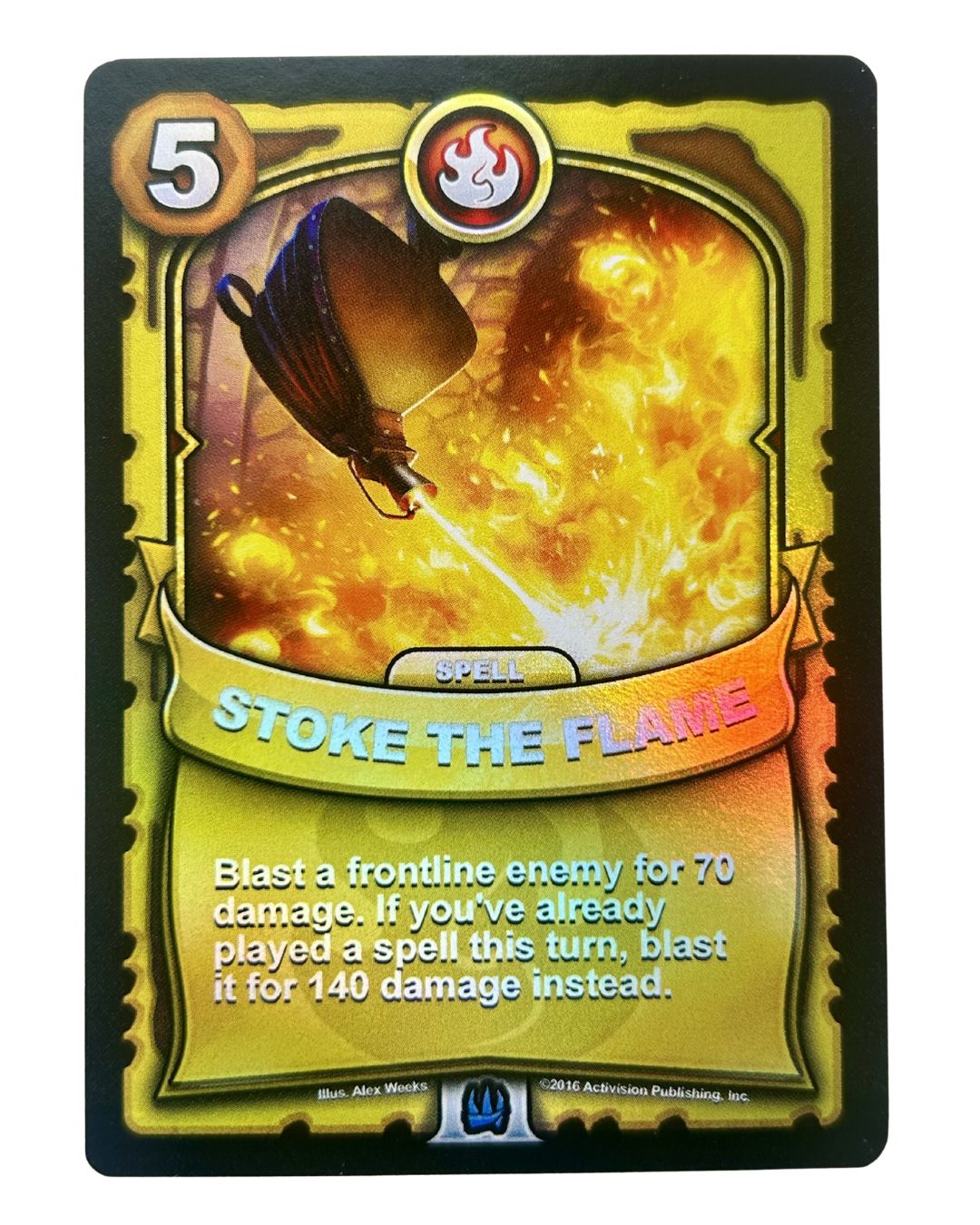 Stoke the Flame (Battlecast) (Gold Foil)
