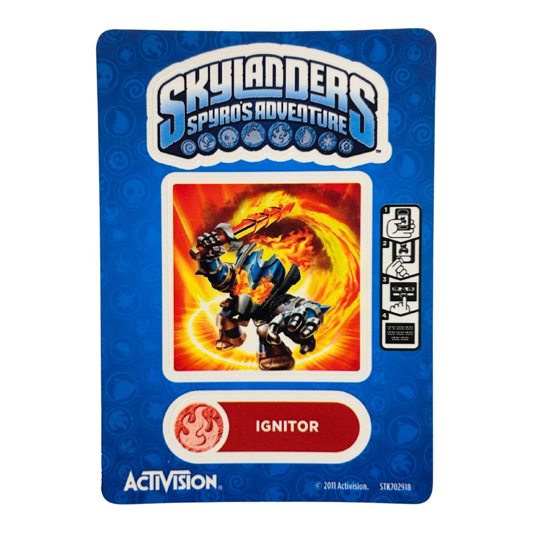 Ignitor (Series 1) (With Instructions) (Sticker Sheet)