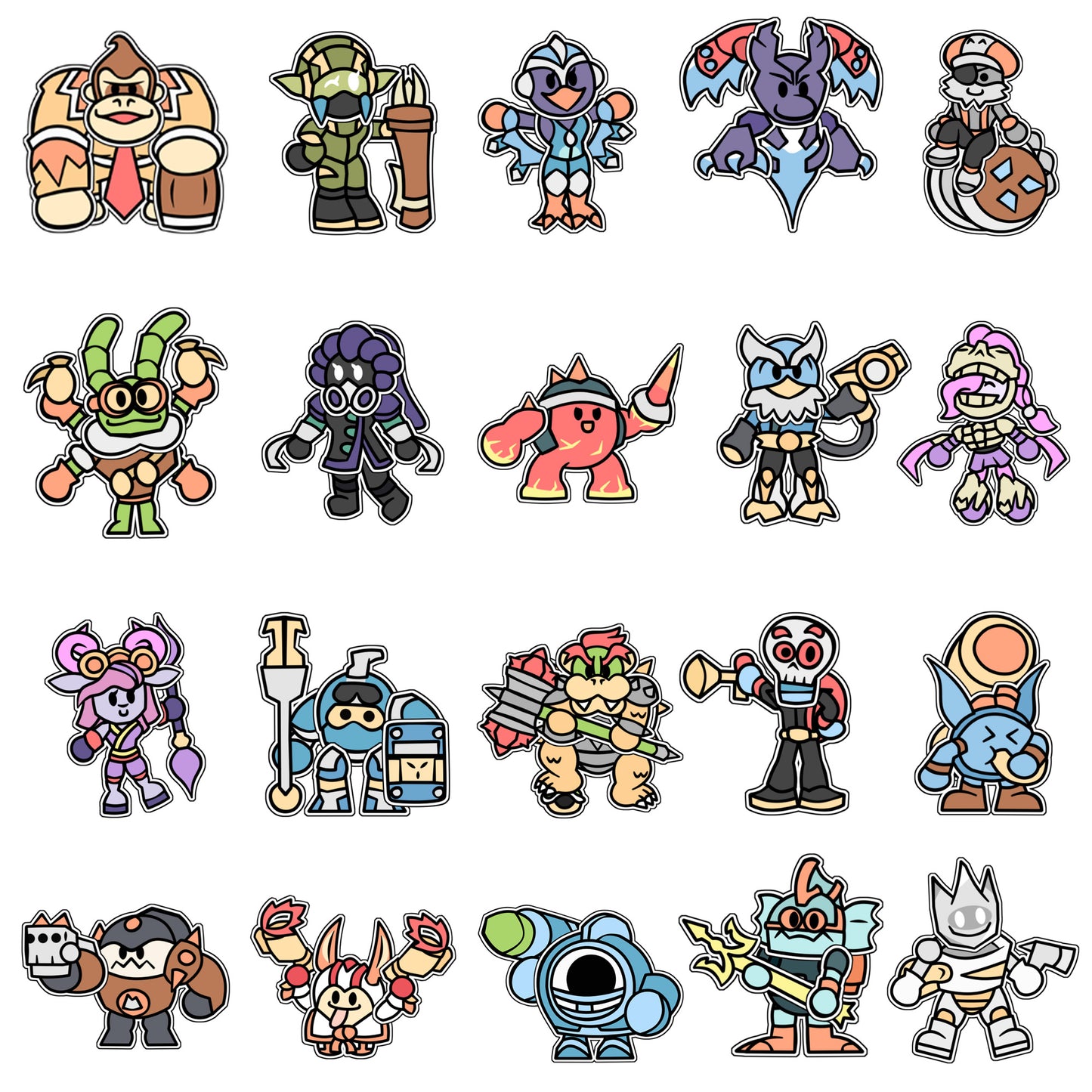 Full Set of SuperChargers Stickers