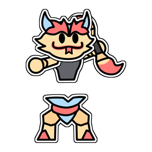 Fire Kraken (Sticker)