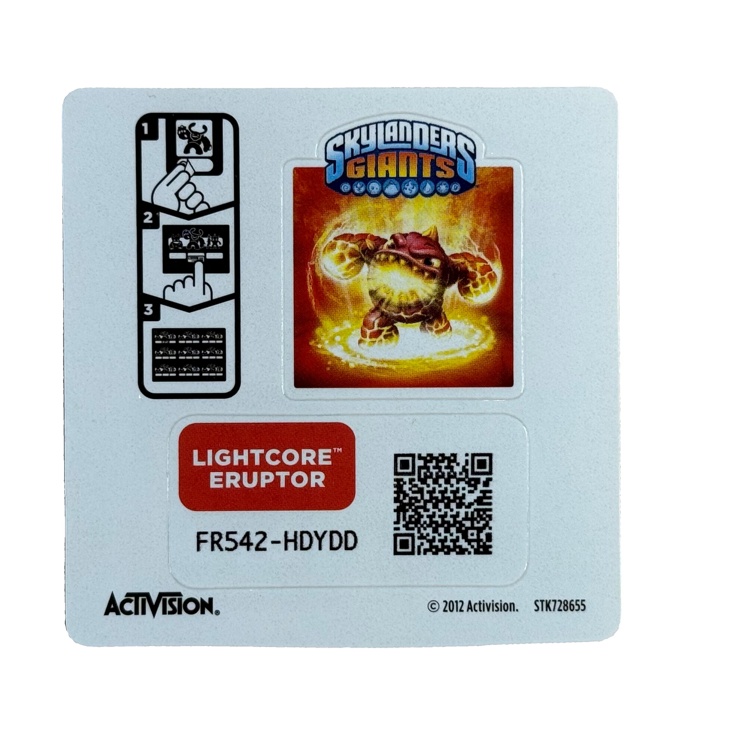 Eruptor (LightCore) (Sticker Sheet)