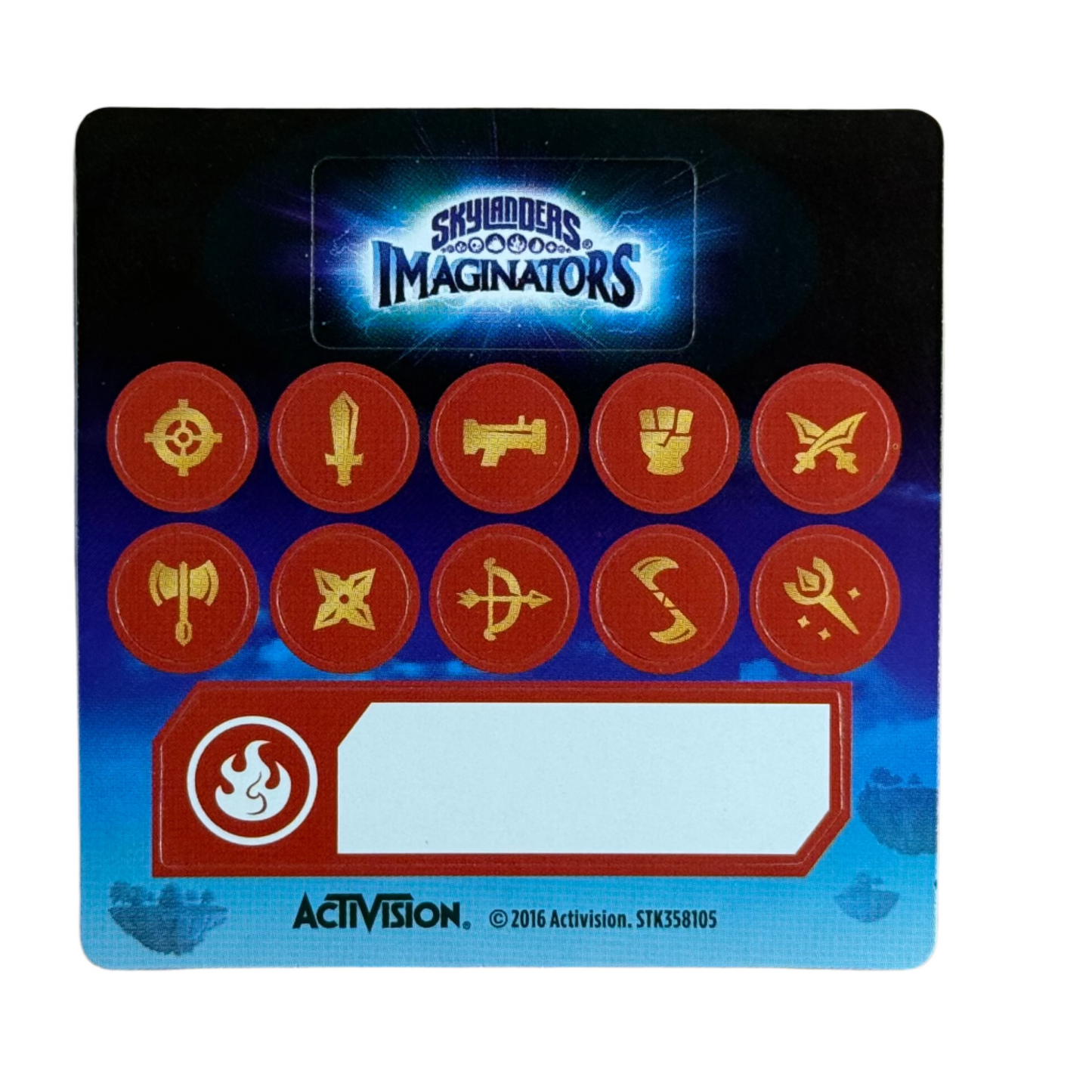 Fire Element Creation Crystal (Sticker Sheet)