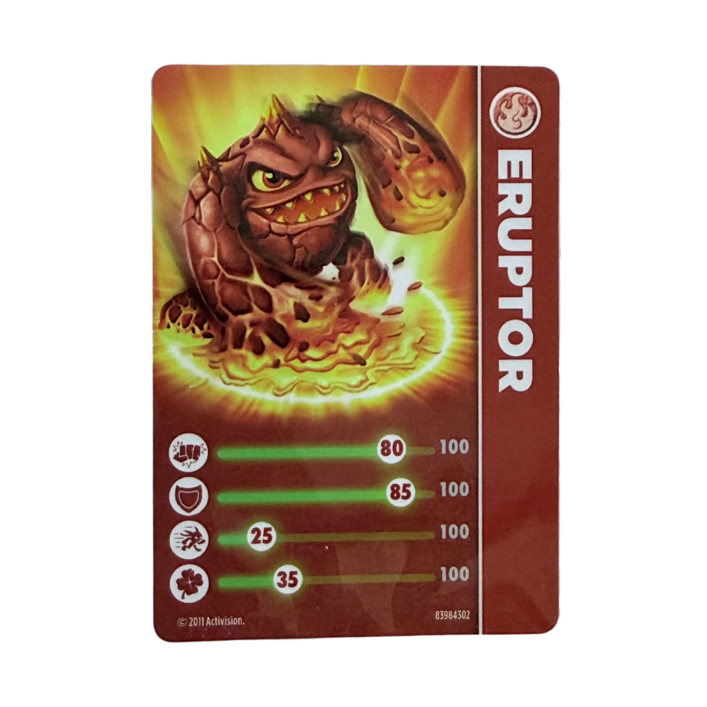Eruptor (Series 1) (Stat Card)