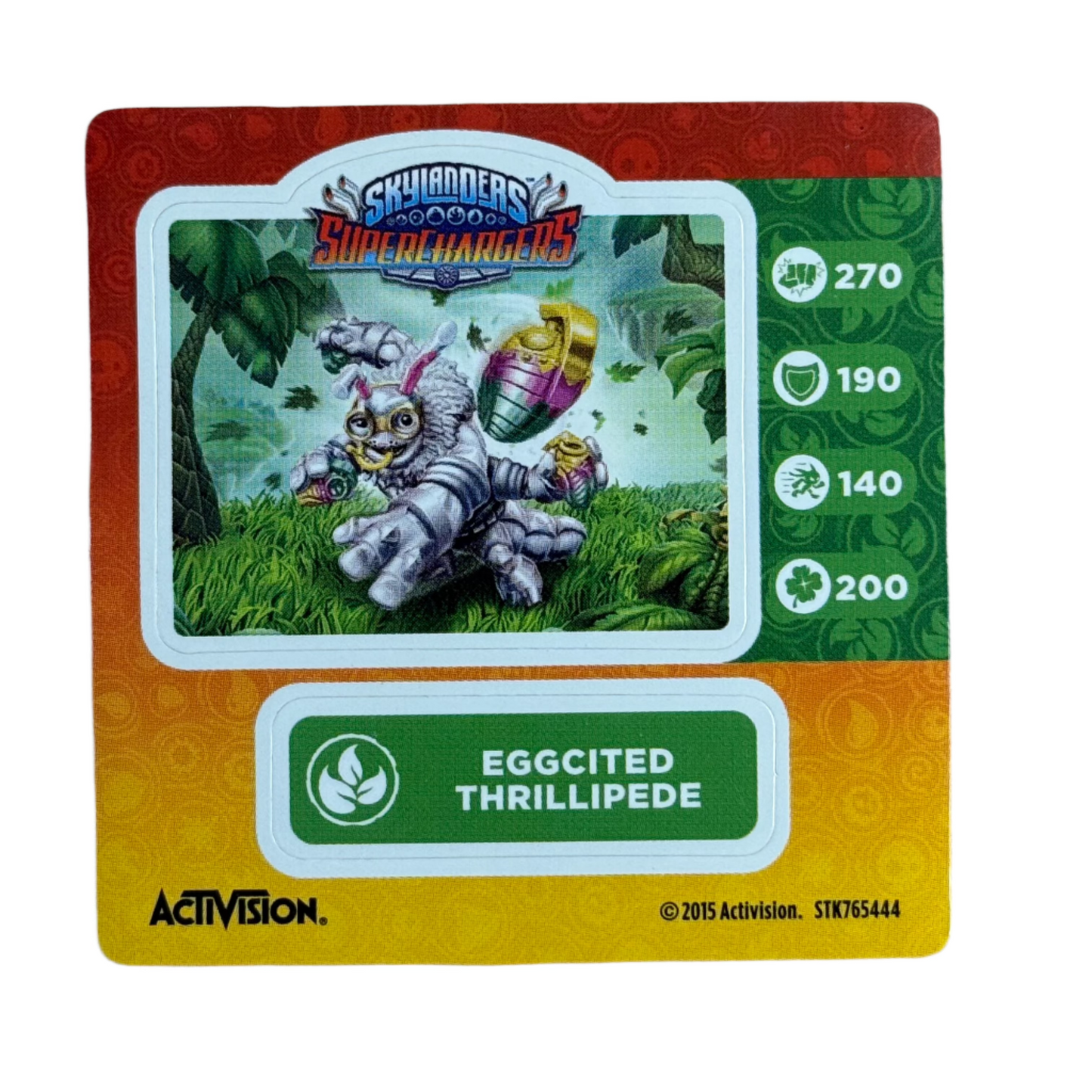 Thrillipede (Eggcited) (Sticker Sheet)