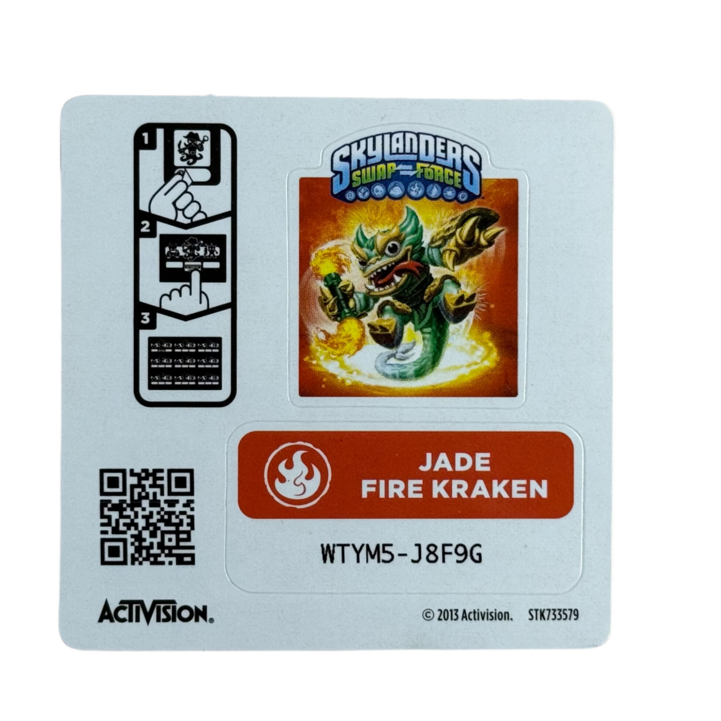 Fire Kraken (Jade) (Sticker Sheet)