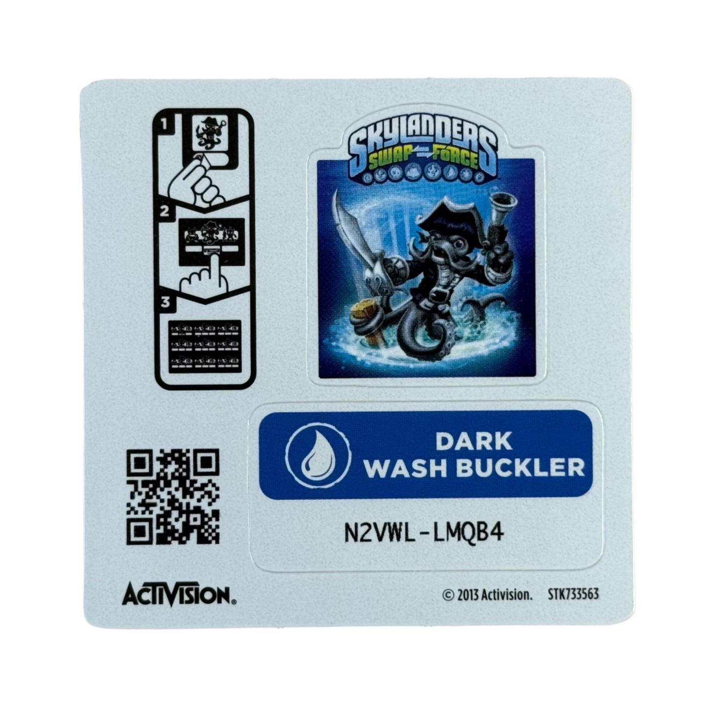 Wash Buckler (Dark) (Sticker Sheet)