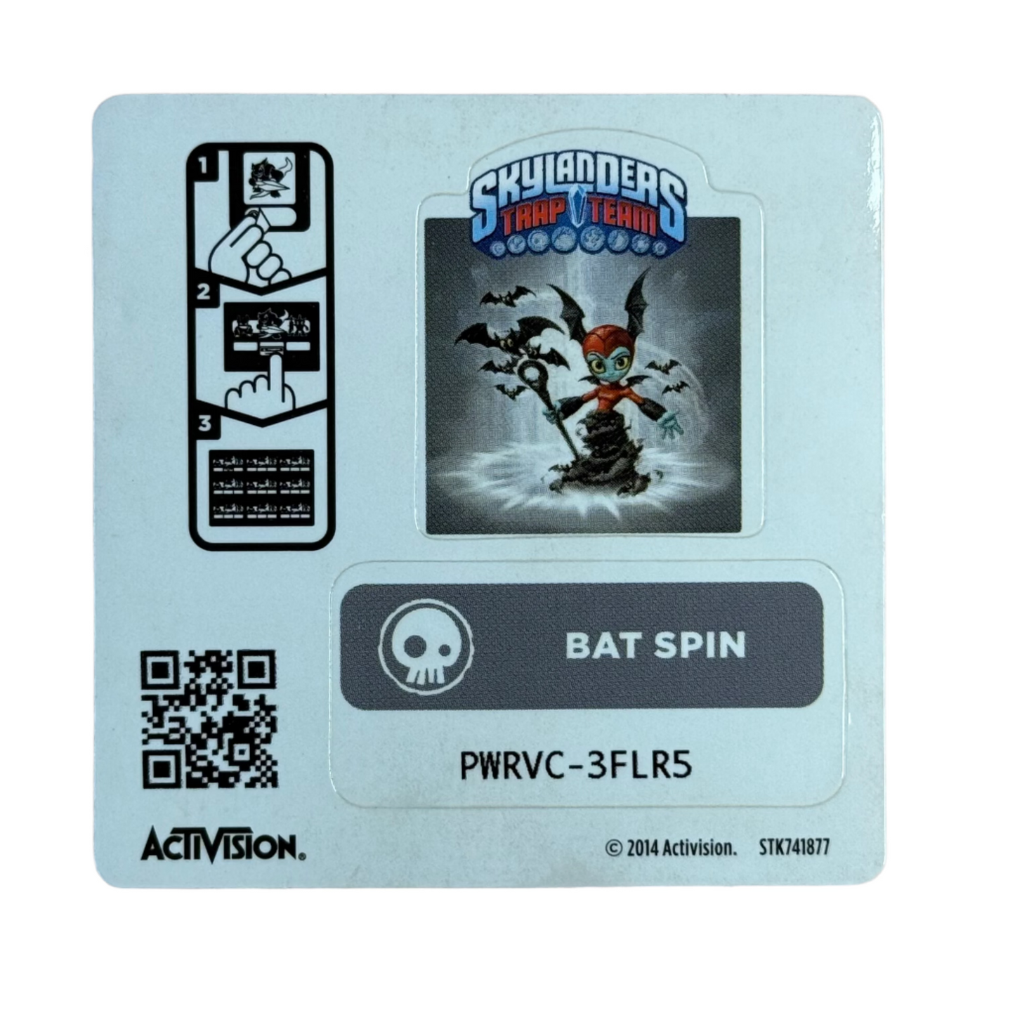 Bat Spin (Series 1) (Sticker Sheet)