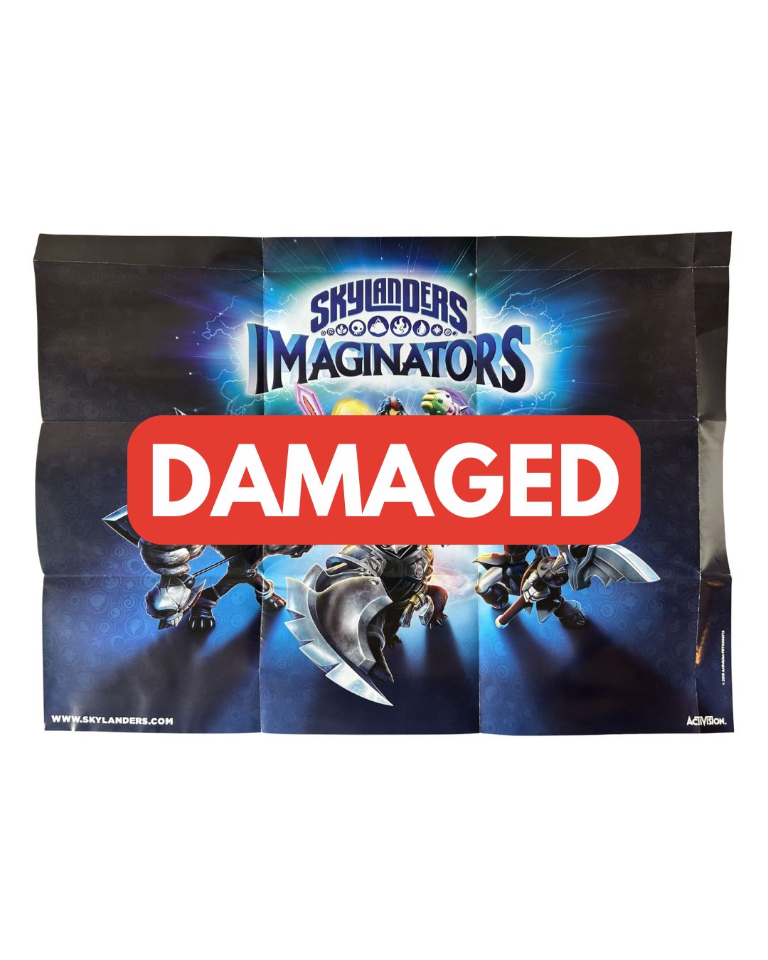 DAMAGED Skylanders Imaginators Dark Edition Poster