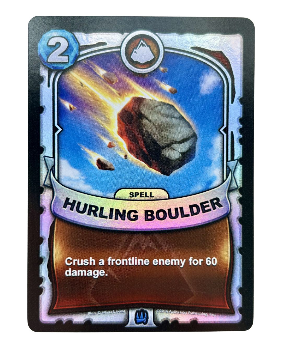 Hurling Boulder (Battlecast) (Silver Foil)