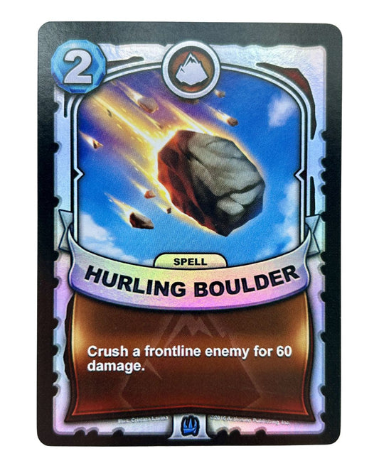 Hurling Boulder (Battlecast) (Silver Foil)