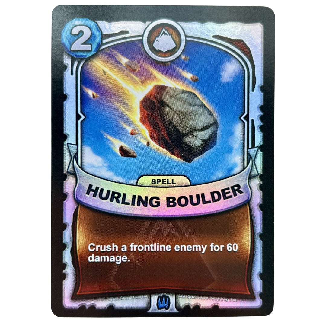 Hurling Boulder (Battlecast) (Silver Foil)