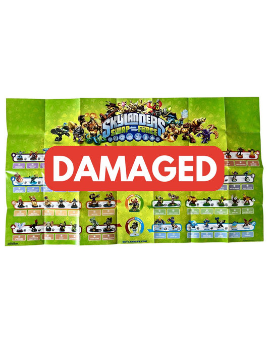 DAMAGED Skylanders SWAP Force 3DS Poster