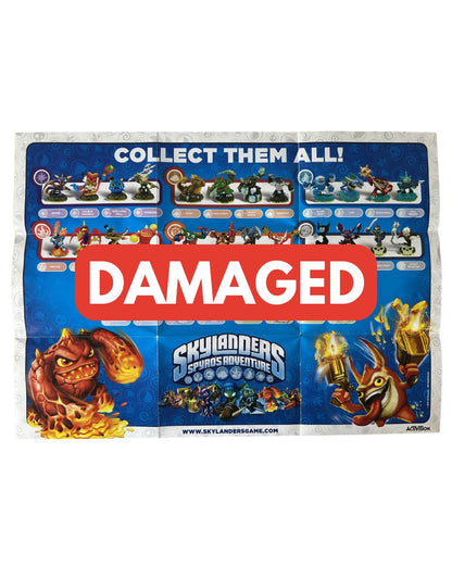 DAMAGED Spyro's Adventure Starter Pack Poster