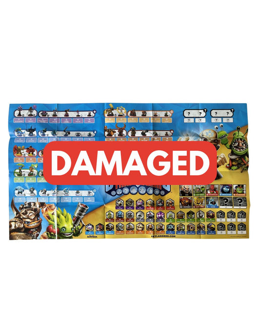 DAMAGED Skylanders Trap Team Starter Pack Poster
