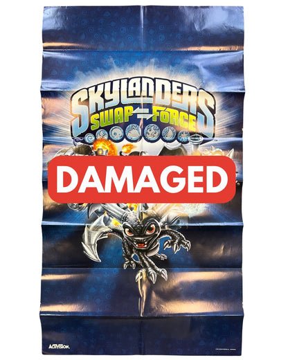 DAMAGED Skylanders SWAP Force Dark Edition Poster