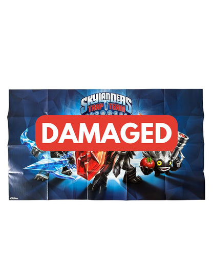DAMAGED Skylanders Trap Team Dark Edition Poster