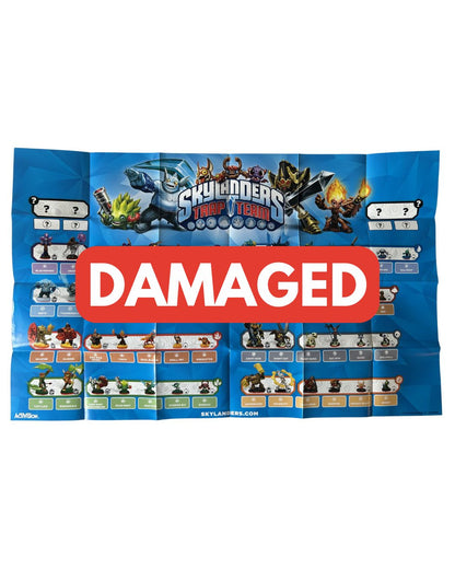 DAMAGED Skylanders Trap Team 3DS Poster
