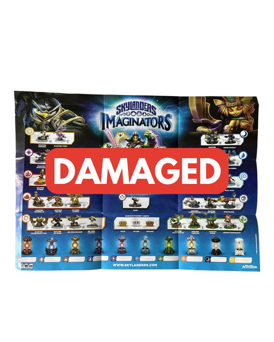 DAMAGED Skylanders Imaginators Starter Pack Poster