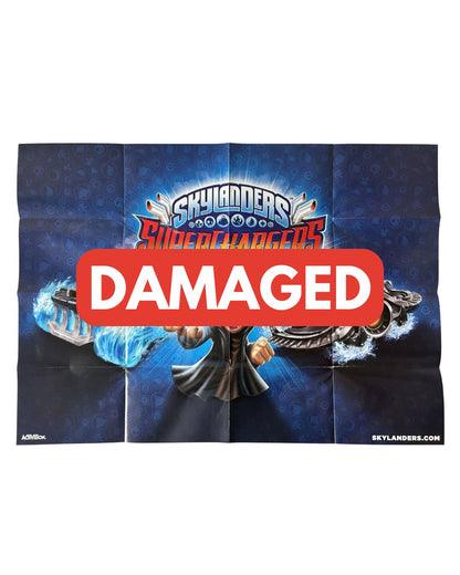 DAMAGED Skylanders SuperChargers Dark Edition Poster