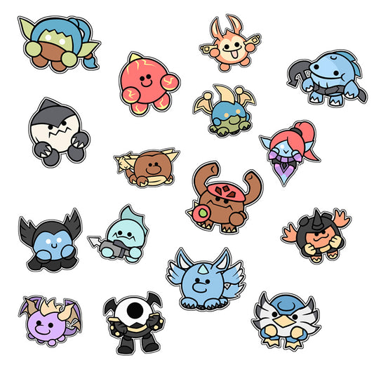 Full Set of Trap Team Minis Stickers