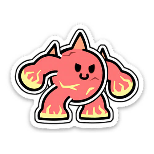 Eruptor Sticker