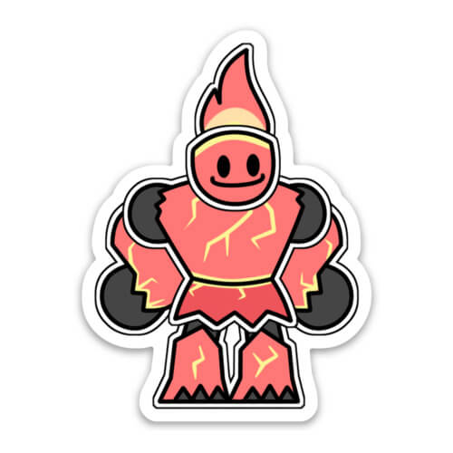 Hot Head Sticker