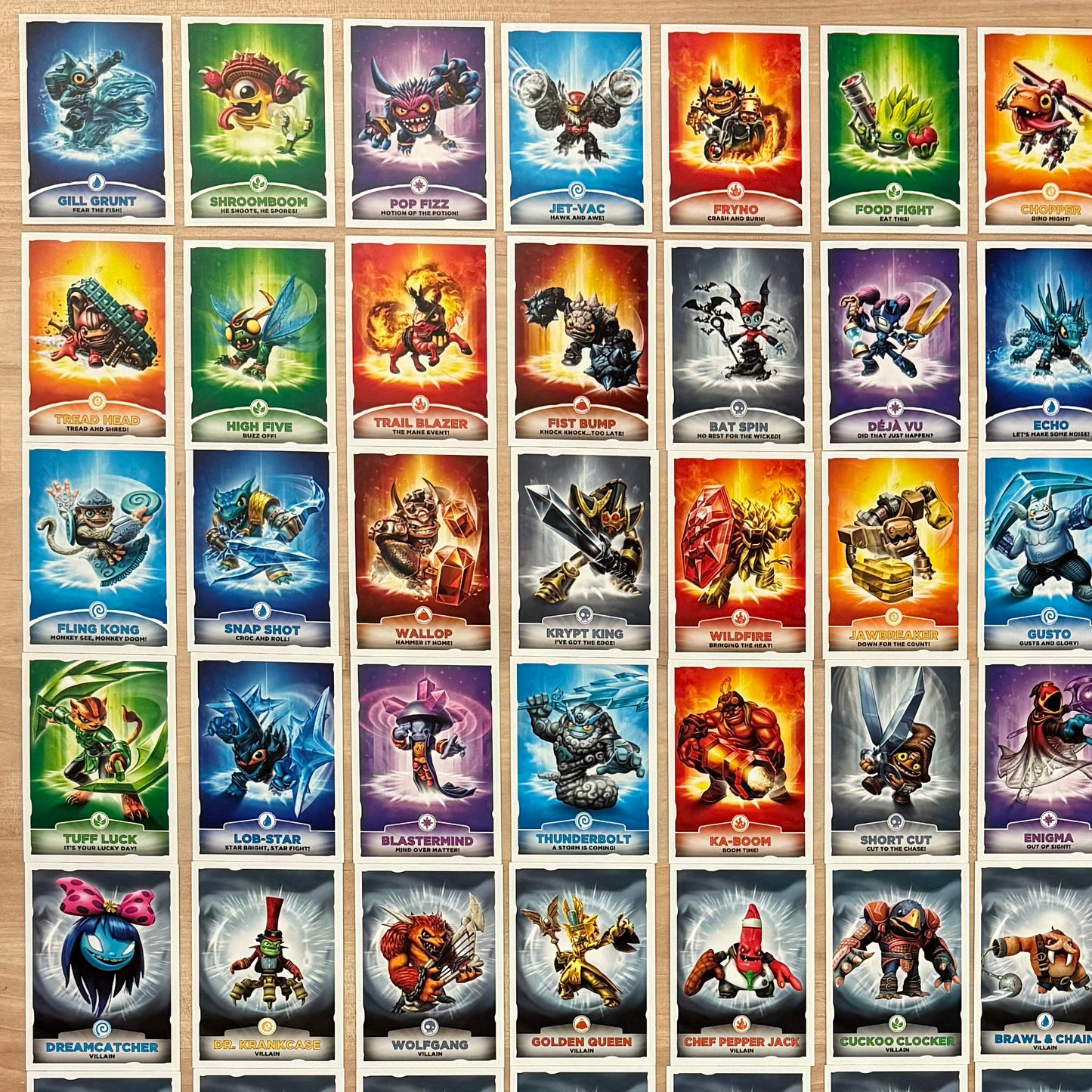 Topps Trap Team Trading Cards - Complete Base Set