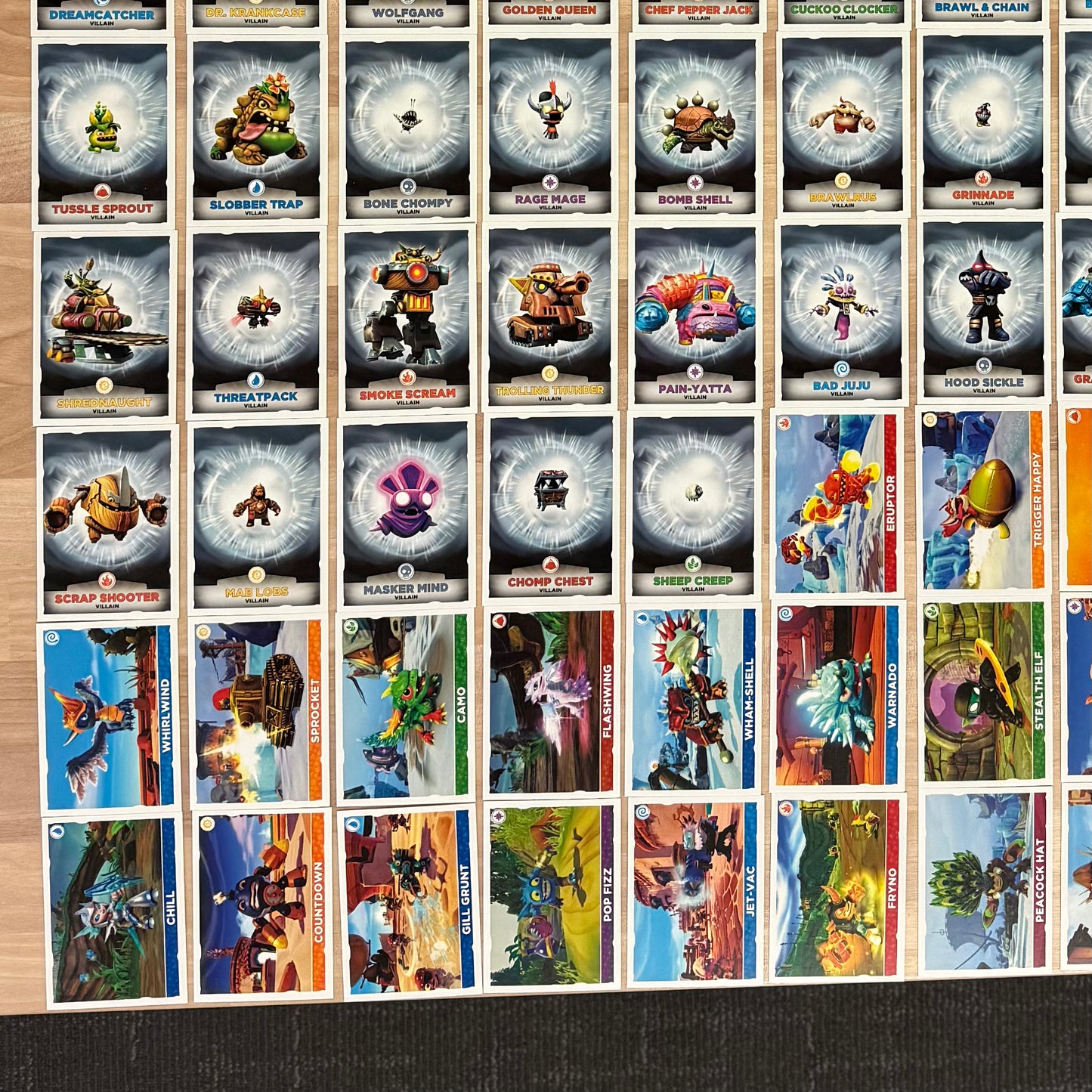 Topps Trap Team Trading Cards - Complete Base Set