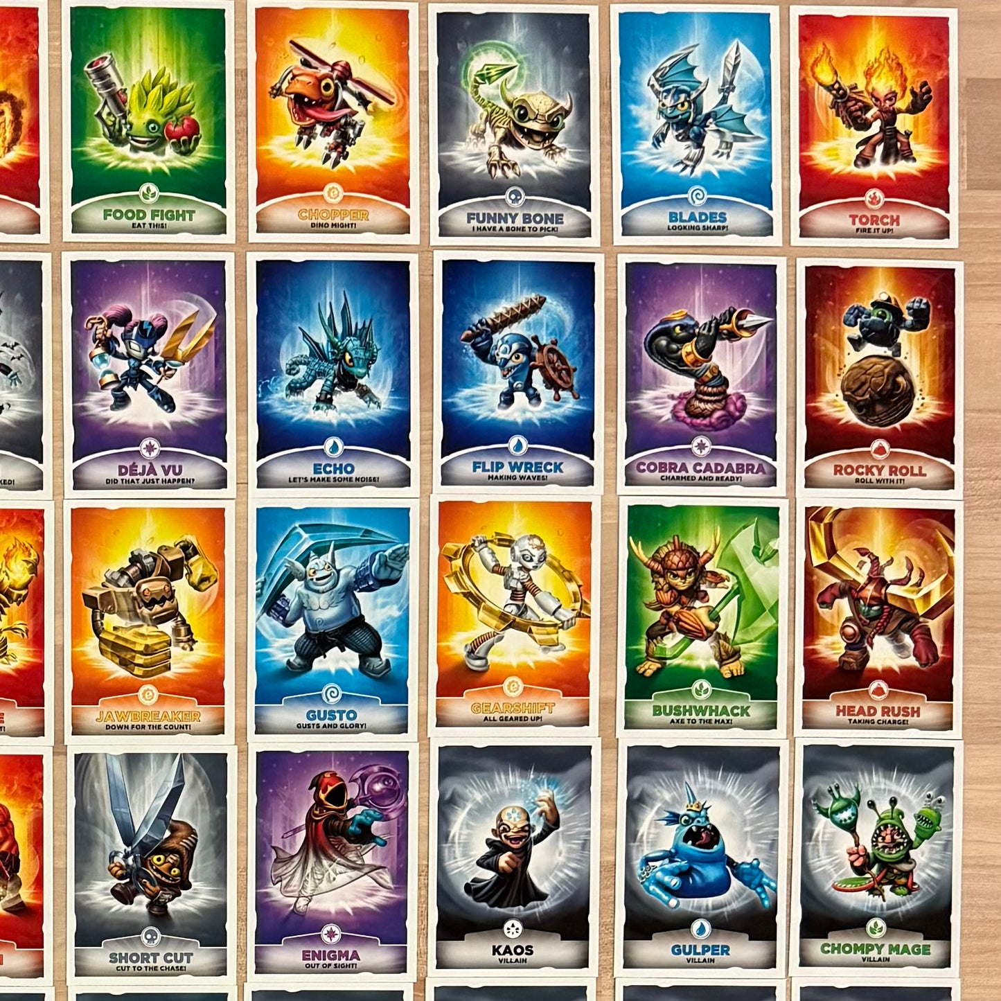 Topps Trap Team Trading Cards - Complete Base Set