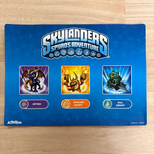 Spyro's Adventure Starters (Sticker Sheet)