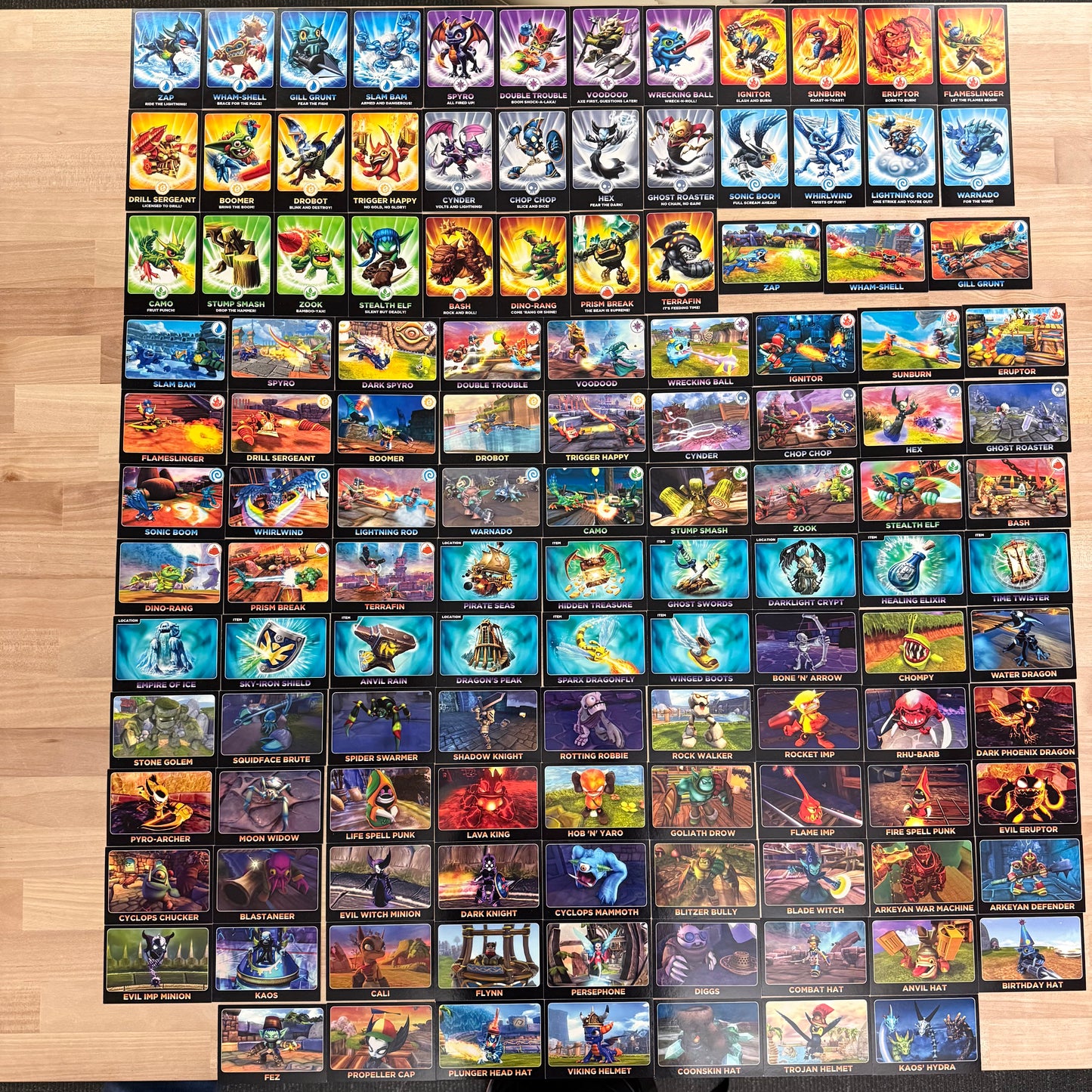 Topps Giants Trading Cards - Complete Base Set