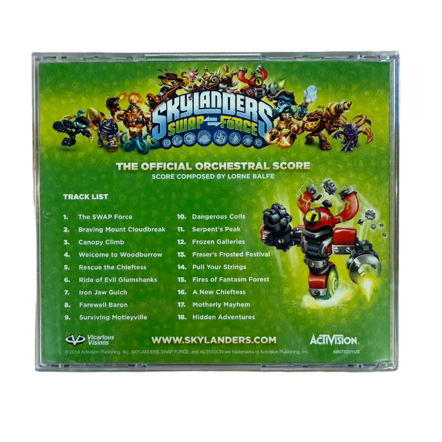 Skylanders SWAP Force Soundtrack CD