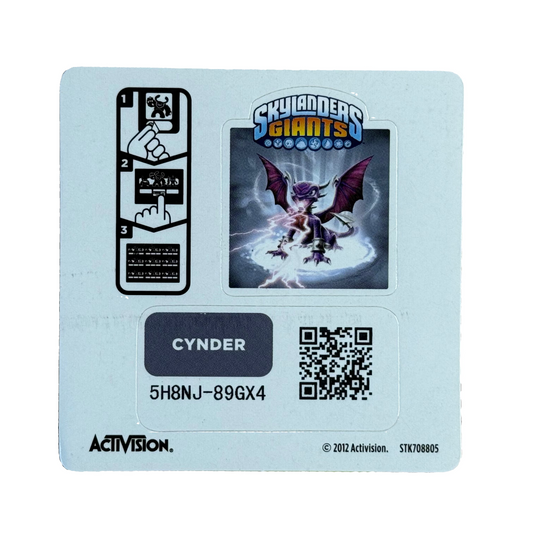 Cynder (Series 2) (Sticker Sheet)