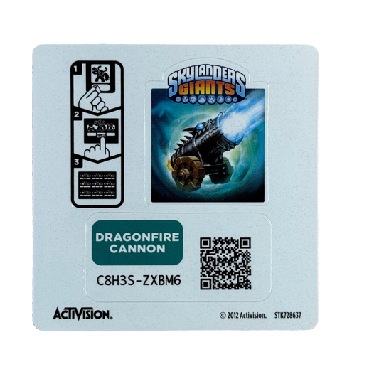 Dragonfire Cannon (Sticker Sheet)