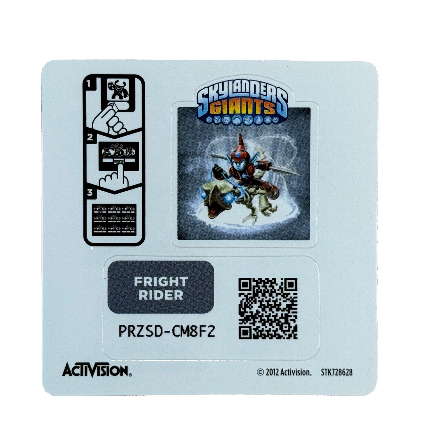 Fright Rider (Series 1) (Sticker Sheet)