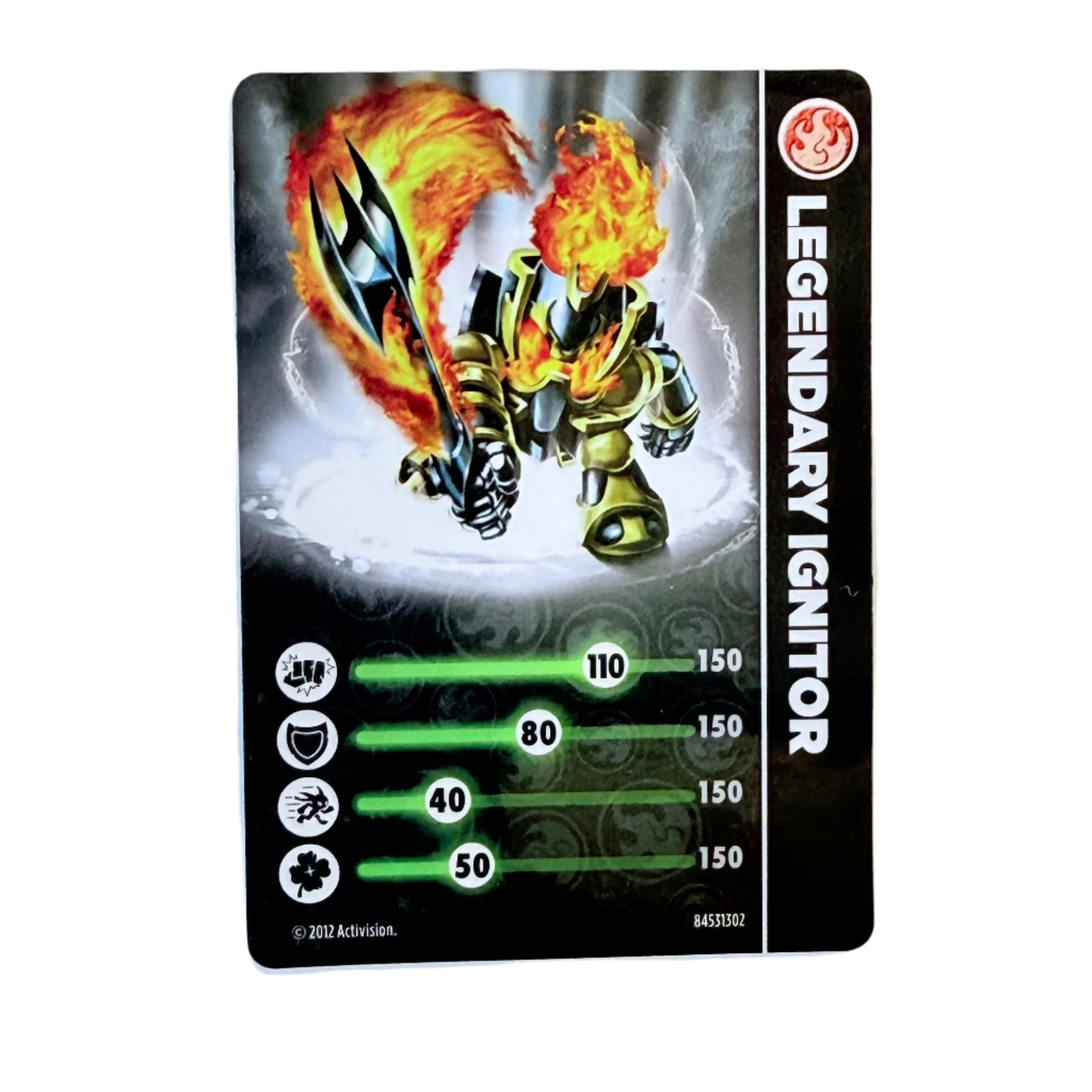 Ignitor (Legendary) (Stat Card) – SCL Collectibles
