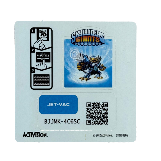 Jet-Vac (Series 1) (Sticker Sheet)