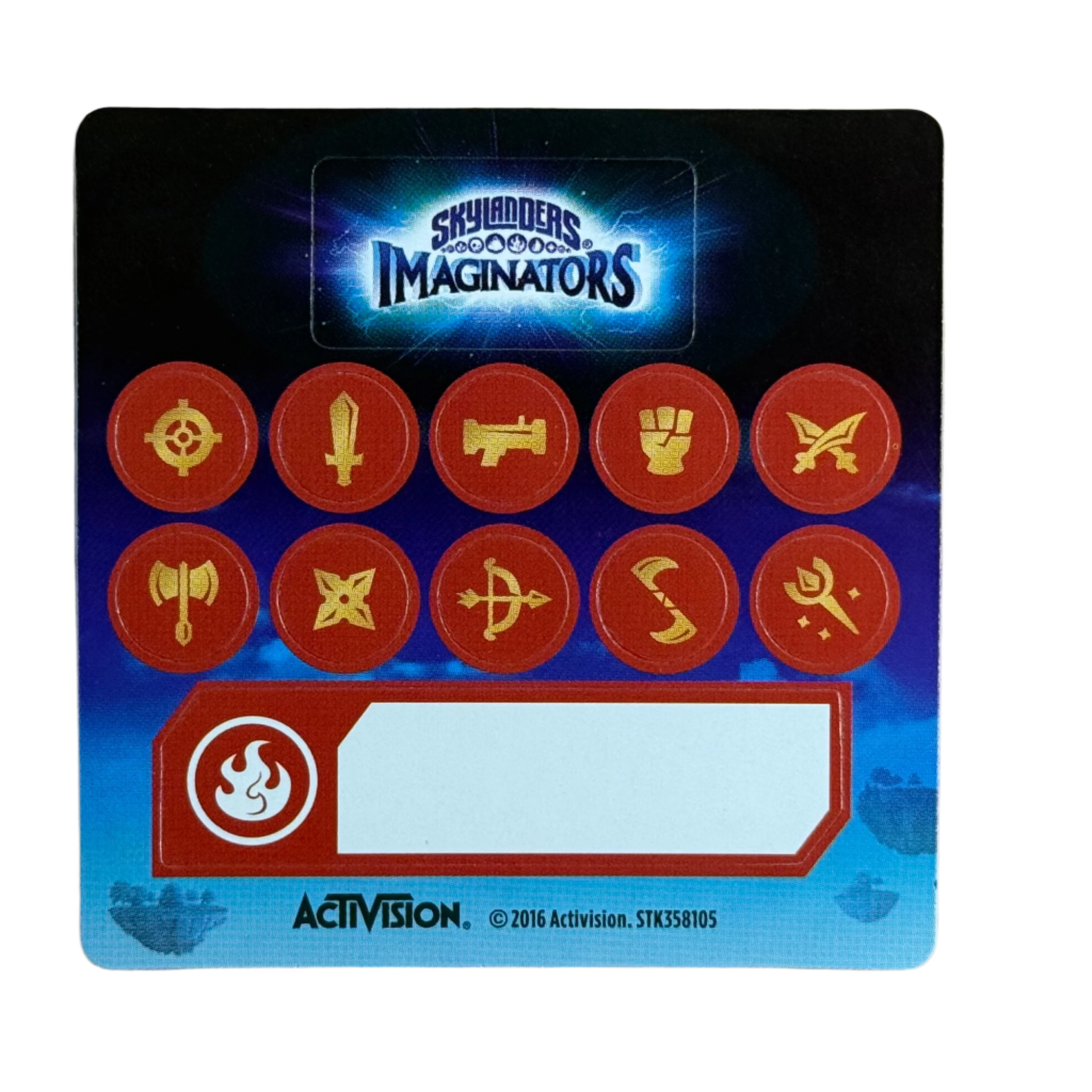 Fire Element Creation Crystal (Sticker Sheet) – SCL Collectibles