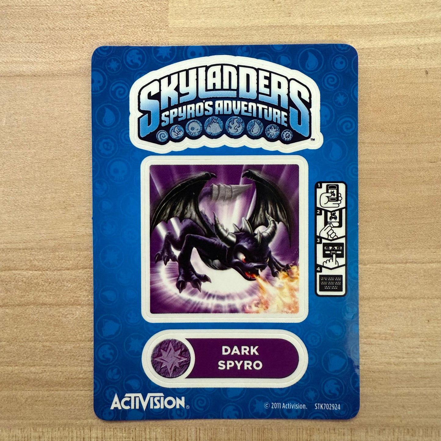 Spyro (Dark) (Sticker Sheet)