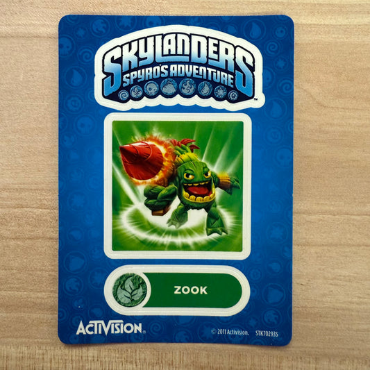 Zook (Series 1) (Sticker Sheet)