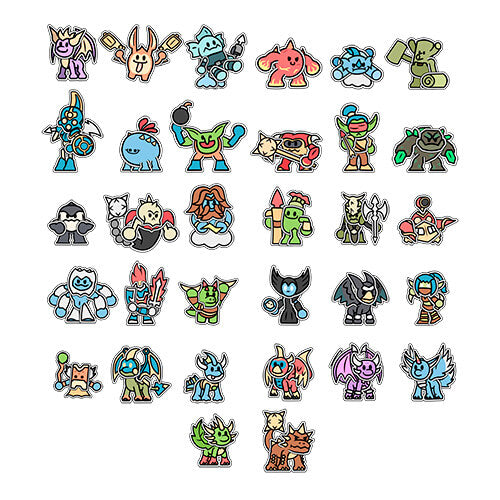 Full Set of Spyro's Adventure Stickers designed by MrRollingCircle on Twitter