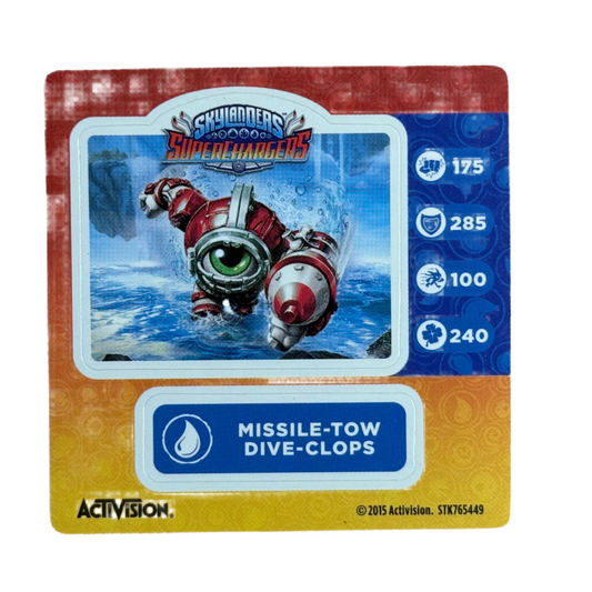 Dive-Clops (Missile-Tow) (Sticker Sheet)
