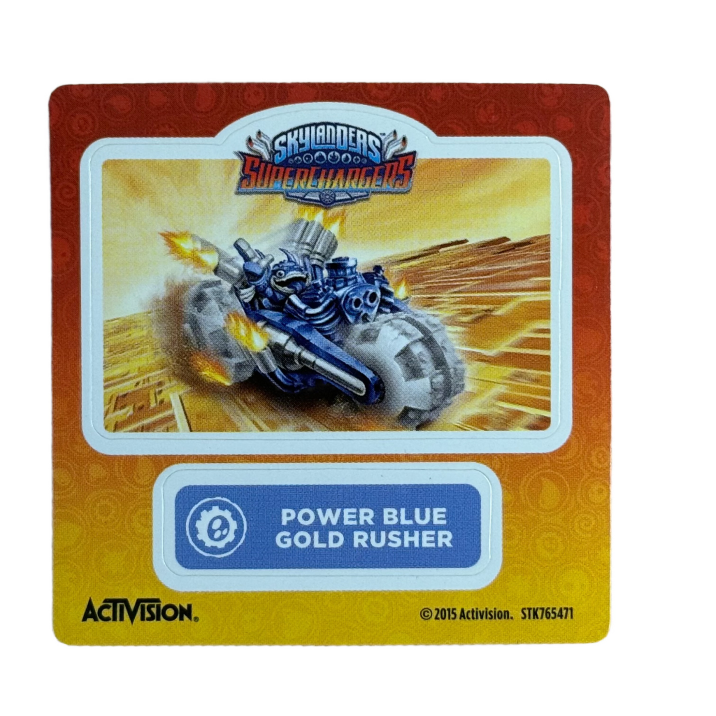 Gold Rusher (Power Blue) (Sticker Sheet)