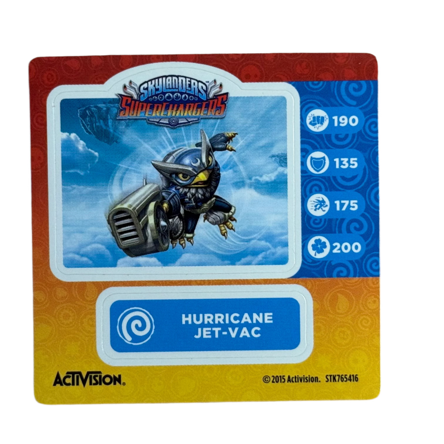 Jet-Vac (Hurricane) (Sticker Sheet)