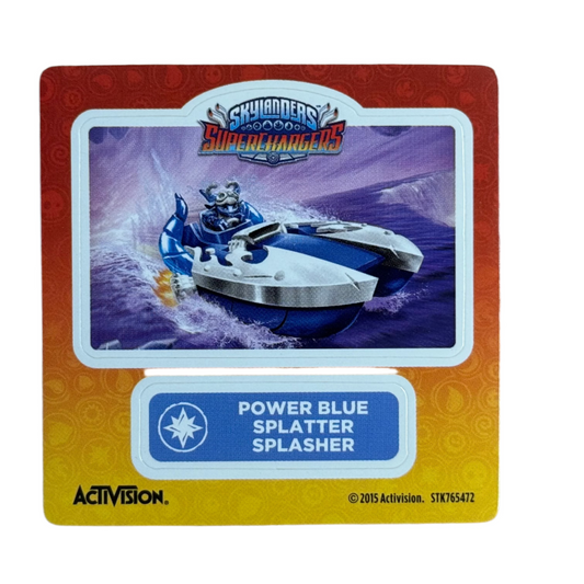 Splatter Splasher (Power Blue) (Sticker Sheet)
