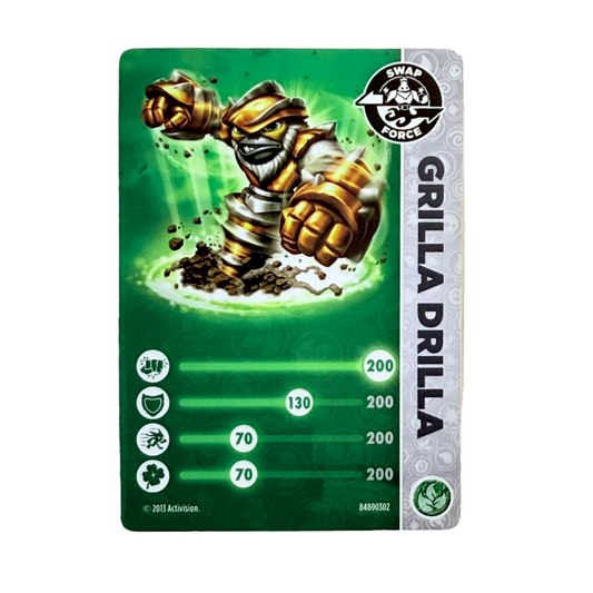 Grilla Drilla (Stat Card)