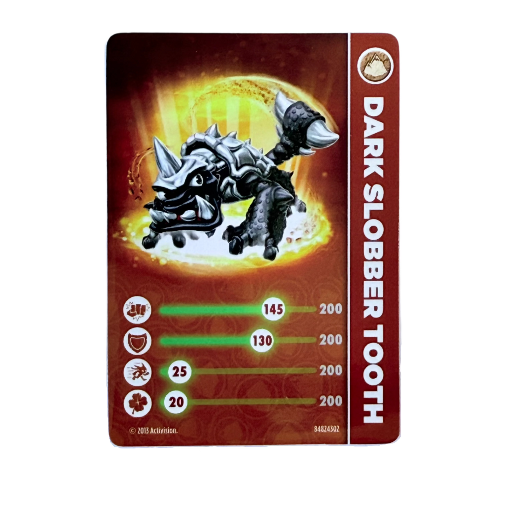Slobber Slobber Tooth (Dark) (Stat Card) – SCL Collectibles