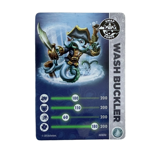 Wash Buckler (Stat Card)